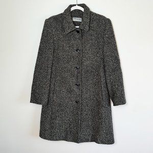 Vintage Forecaster of Boston Wool Blend Balck & White Coat Size 10